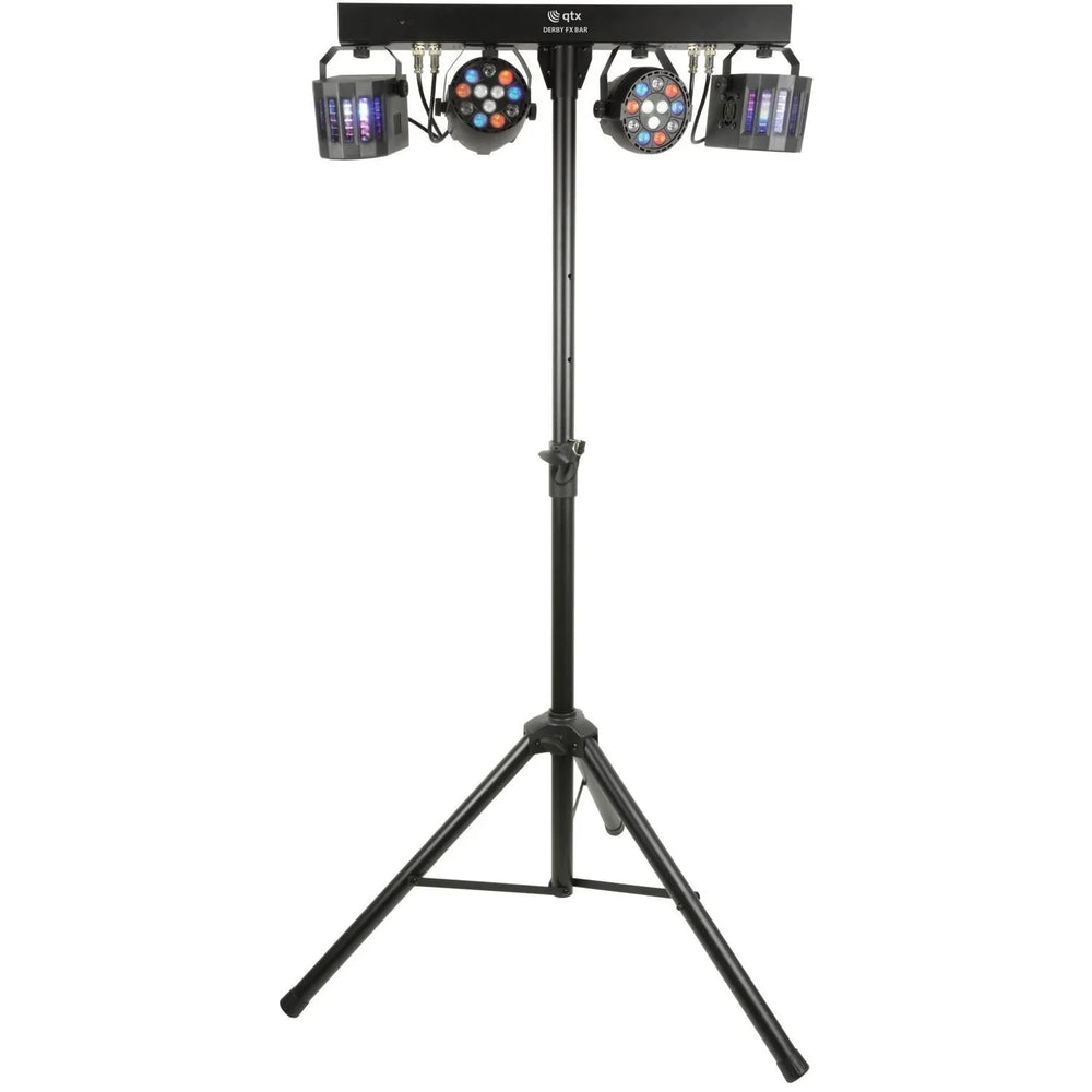 QTX Derby FX Bar LED Party Bar with Stand