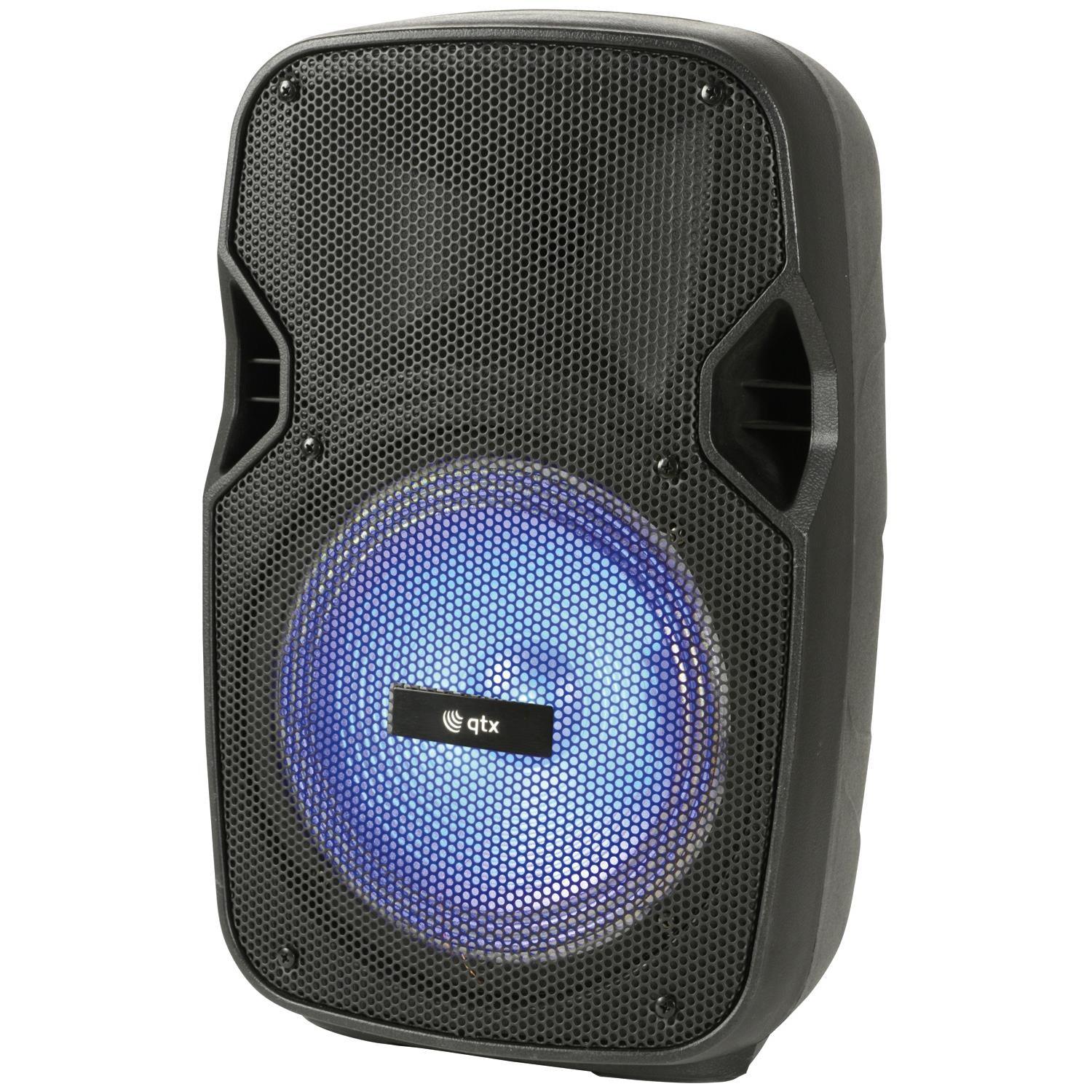 QTX PAL8 Portable PA Speaker with LEDs - DY Pro Audio