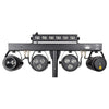 QTX Rechargeable Multi Bar Par Can UV Laser Strobe with Tripod, Remote and Carry Bag