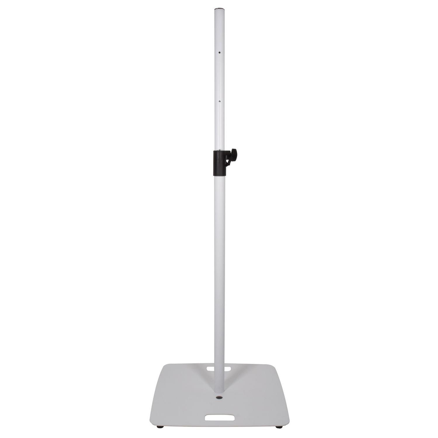 QTX Speaker Stand with Square Base White - DY Pro Audio