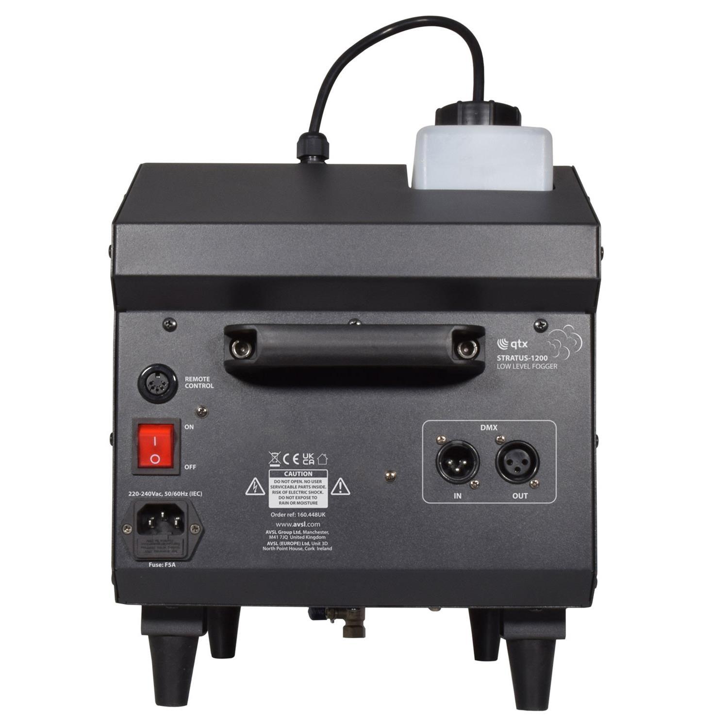 QTX Stratus 1200 Low Level Fog Machine - DY Pro Audio