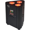 QTX Tri - Par RGBW Rechargeable Battery Triple Par Can Uplighter