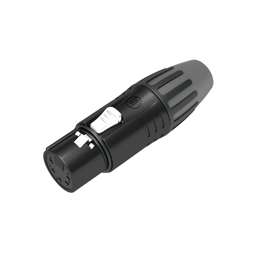 Seetronic SCMF5 - B 5 - Pin Female XLR Black Connector