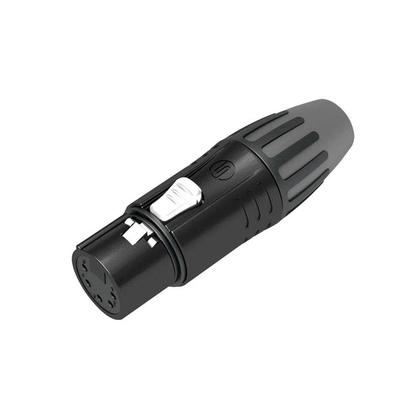 Seetronic SCMF5 - B 5 - Pin Female XLR Black Connector
