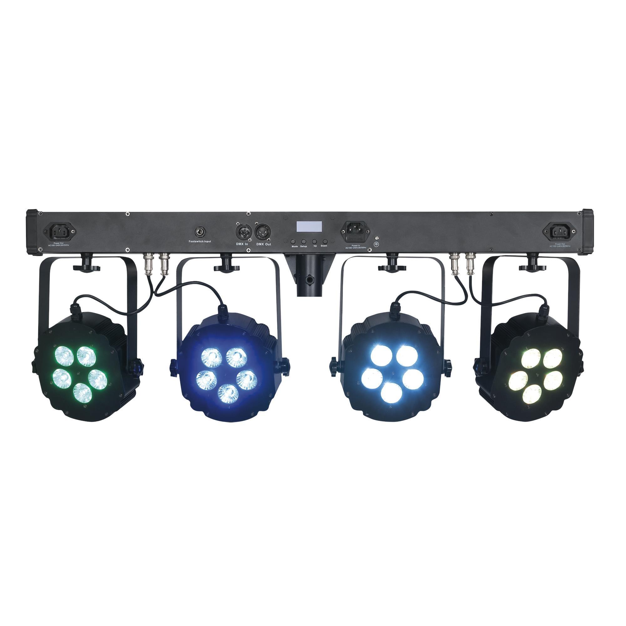 Showtec Compact Power Light Set 4 RGBW With Bag and Stand - DY Pro Audio