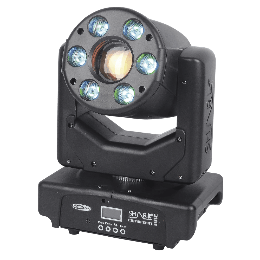Showtec Shark Combi Spot One 6 x 8 W RGBW LED Wash and Spot Moving Head