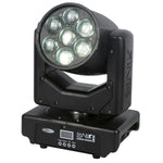 Showtec Shark Wash Zoom One 7 x 15 W RGBW LED Wash Moving Head - DY Pro Audio