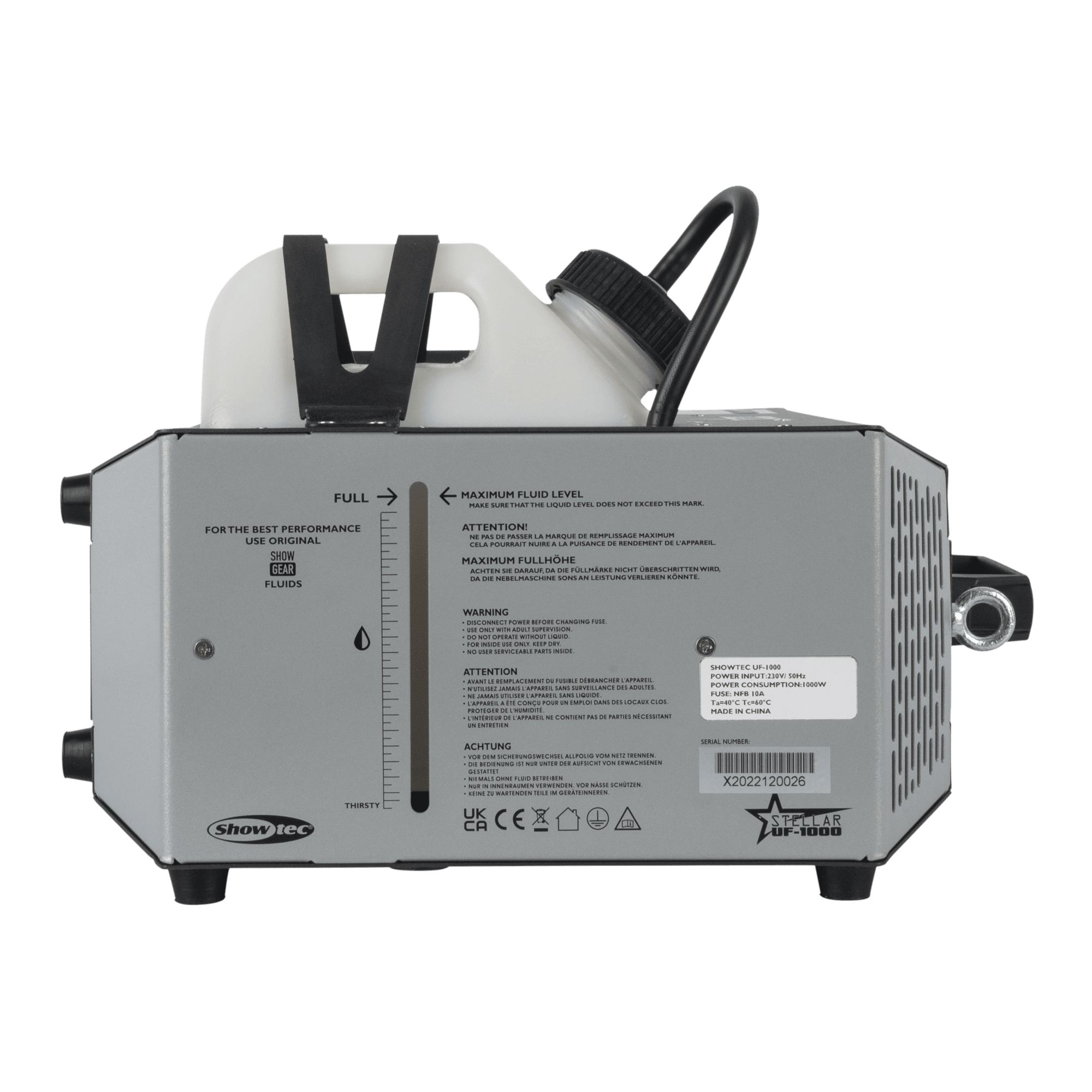 Showtec Stellar UF-1000 1000w Upright Fogger - DY Pro Audio