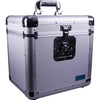 Soundlab Silver Euro Style Album LP Record Case for up to 70 Records