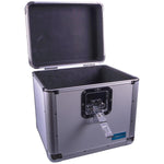 Soundlab Silver Euro Style Album LP Record Case for up to 70 Records - DY Pro Audio