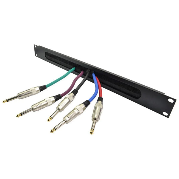 Stagecore 1u 19" Rack Mount Cable Lead Entry Plate - DY Pro Audio