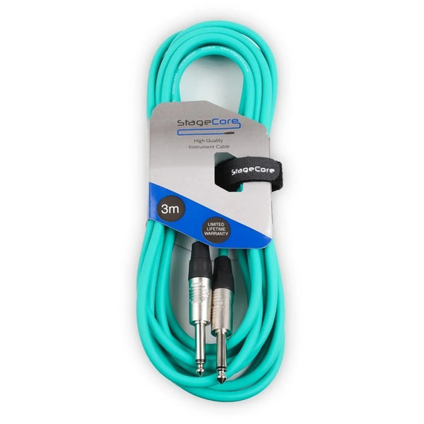 Stagecore 3m Green Jack to Jack Lead