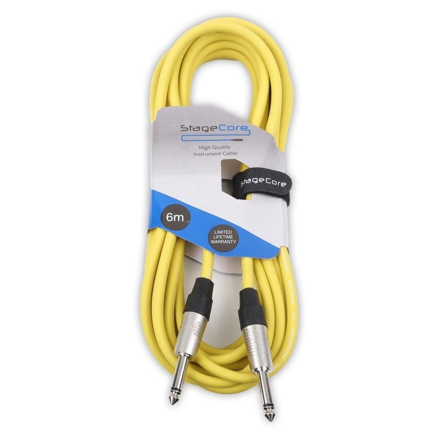 Stagecore 6m Yellow Jack to Jack Lead - DY Pro Audio