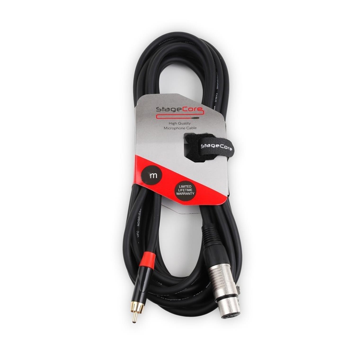 Stagecore CORE 170 1m Female XLR to RCA Phono Cable - DY Pro Audio