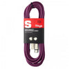 Stagg 6m Microphone XLR Cable Purple - DY Pro Audio