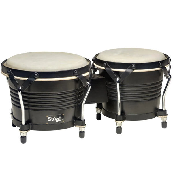 Stagg BW - 200 - BK Quality Wood Bongos Black Finish