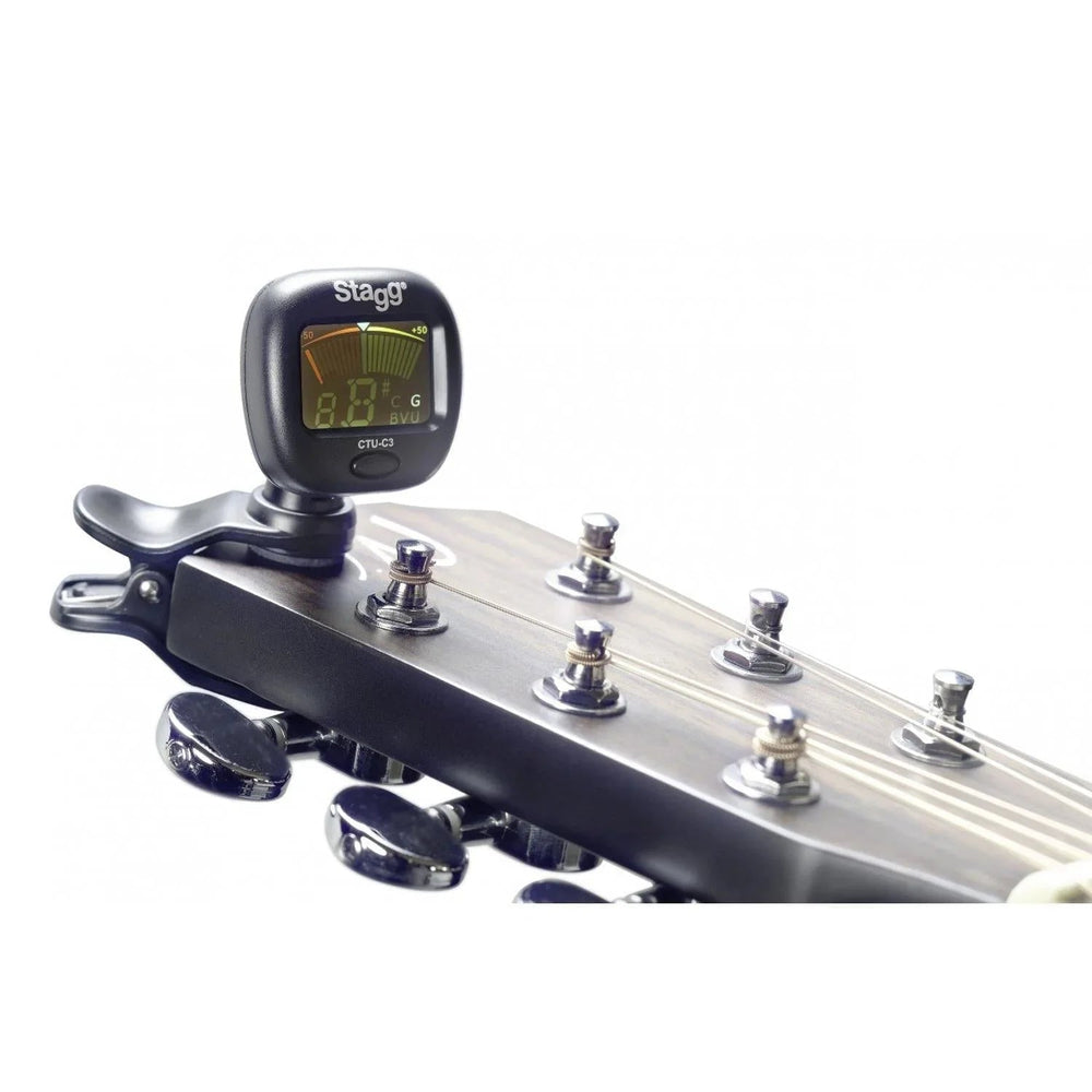 Stagg CTU-C3 Chromatic Clip on Tuner - DY Pro Audio