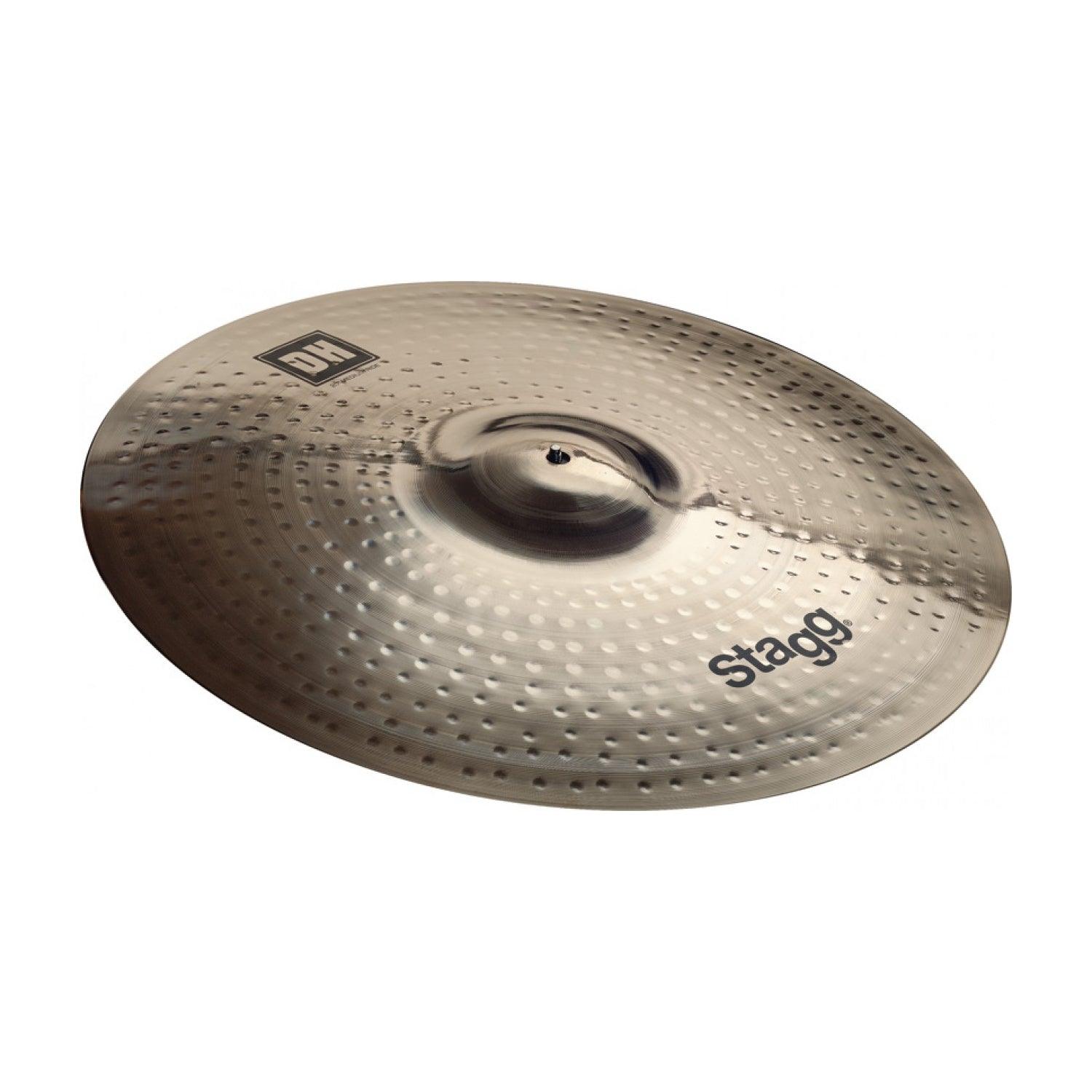 Stagg DH-RM20B Dual Hammered 20" DH Brilliant Medium Ride Cymbal - DY Pro Audio