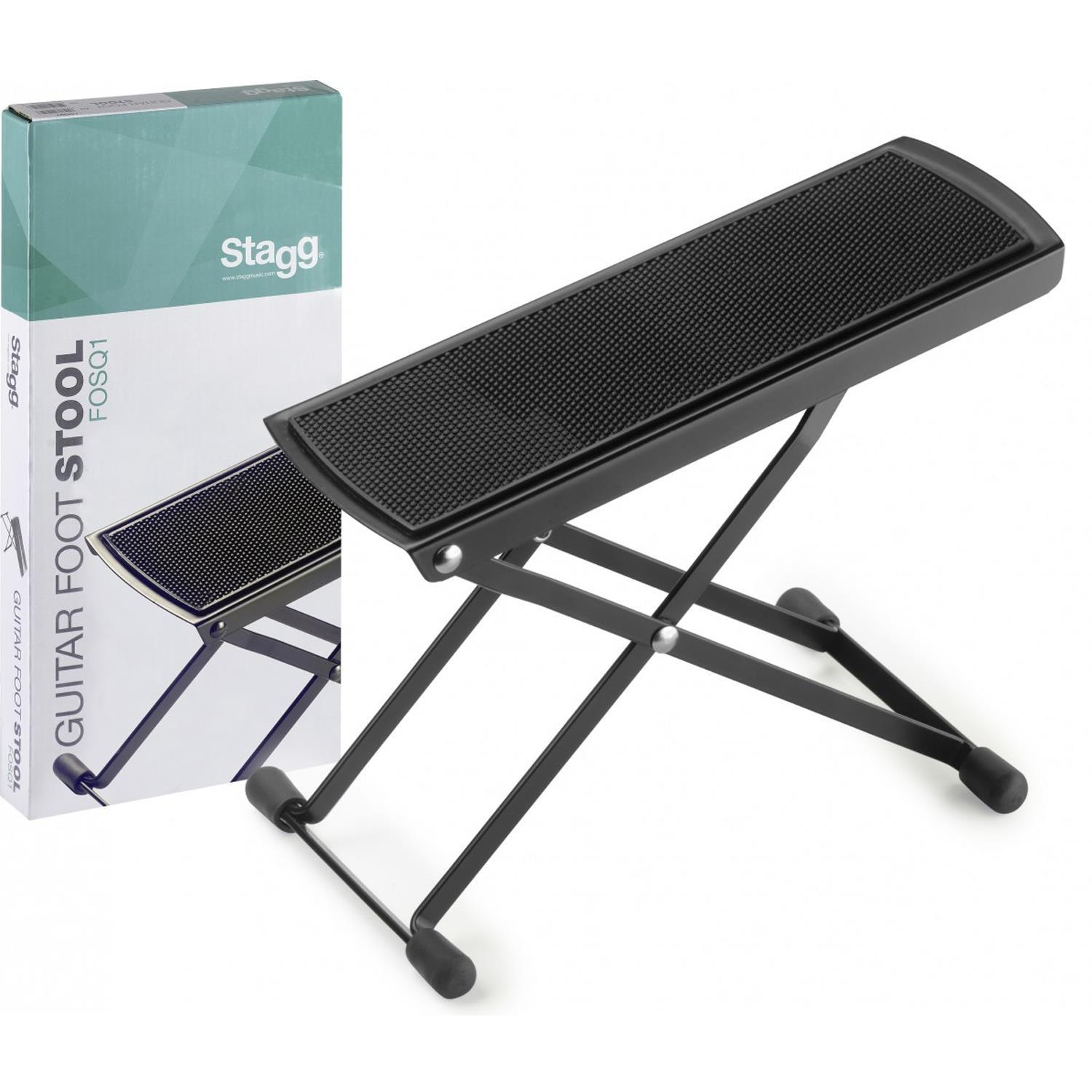 Stagg FOSQ1 Guitar Foldable Adjustable Footstool - DY Pro Audio