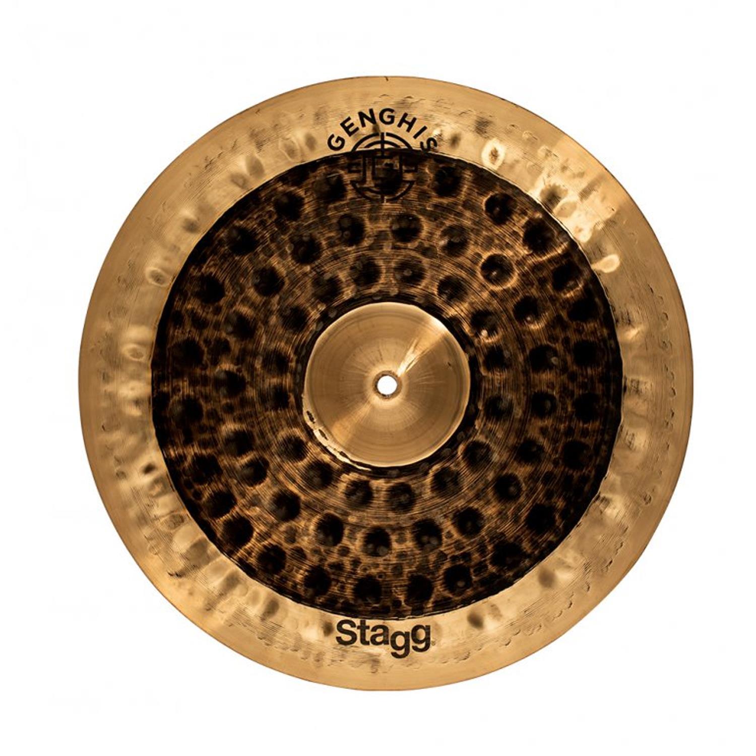 Stagg GENG-CM17D 17" Genghis Dual Medium Crash Cymbal - DY Pro Audio
