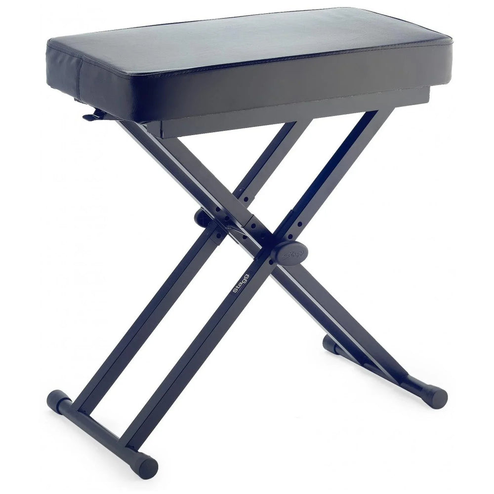 Stagg KEB-A60 Double Braced Adjustable Keyboard Throne Seat - DY Pro Audio
