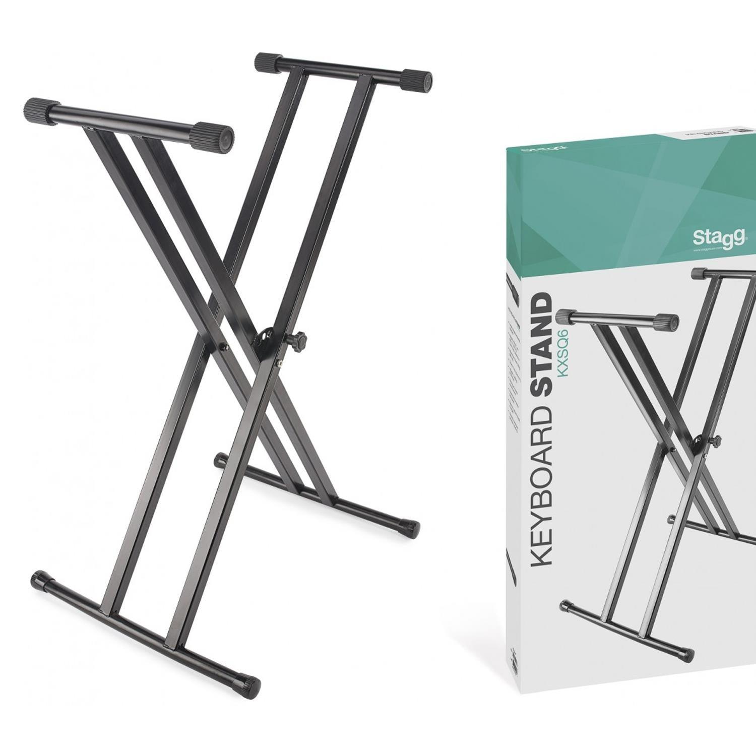 Stagg KXSQ6 Double X Welded Keyboard Stand - DY Pro Audio