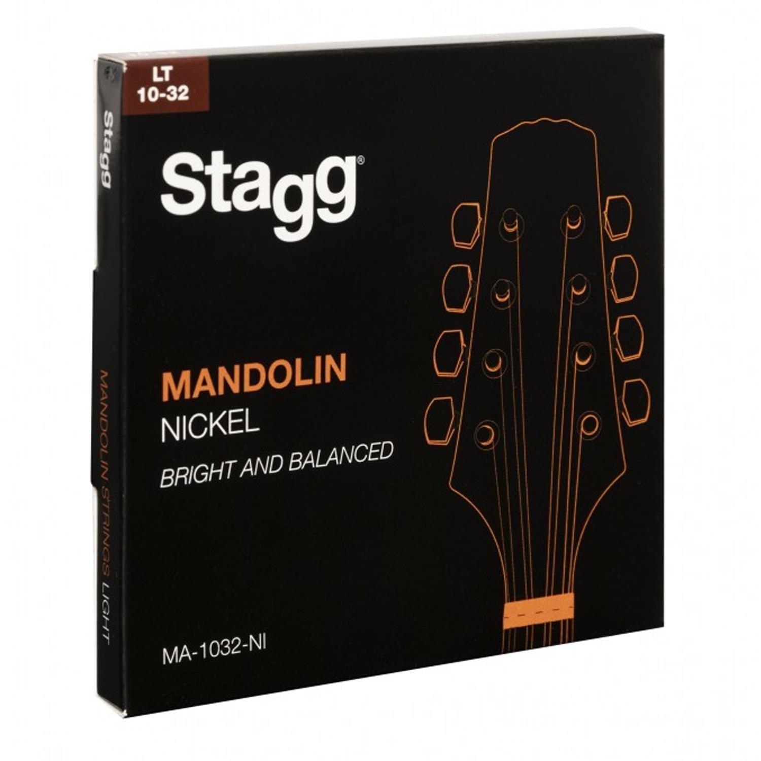 Stagg MA-1032-NI Mandolin Nickel Strings Light - DY Pro Audio