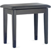 Stagg PBF23 BKP SBK High Gloss Black Piano Bench with Storage - DY Pro Audio