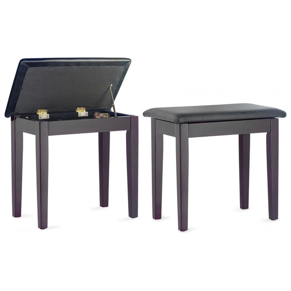 Stagg PBF23 RWM SBK Rosewood Piano Bench with Storage - DY Pro Audio