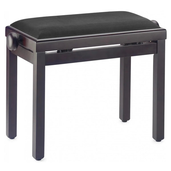 Stagg PBF39 RWM VBK Rosewood Piano Bench With Velvet Top - DY Pro Audio