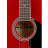 Stagg SA20A RED 4/4 Red Auditorium Acoustic Guitar with Basswood Top