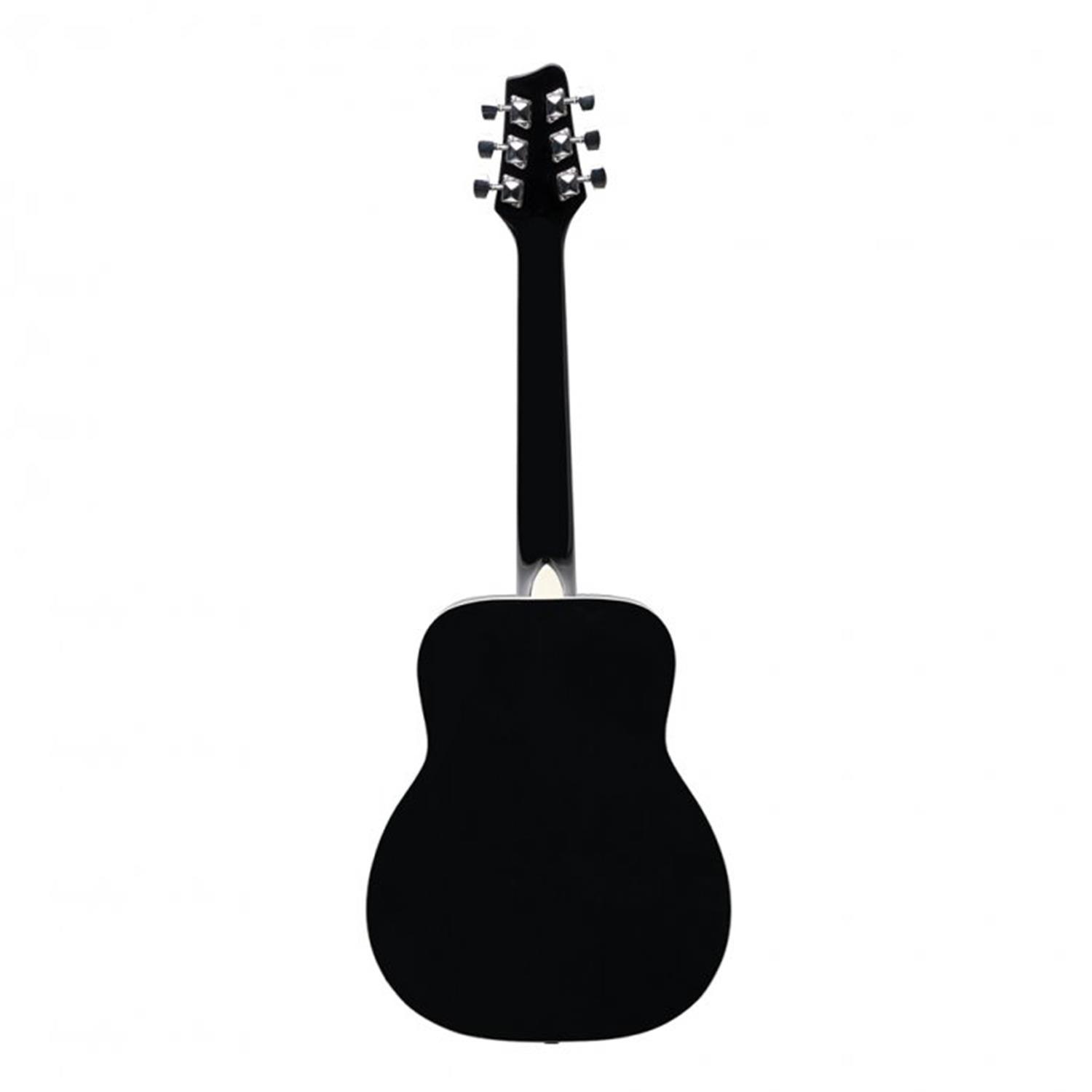Stagg SA20D 1/2 BK 1/2 Black Dreadnought Acoustic Guitar - DY Pro Audio
