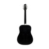 Stagg SA20D BLK Black Dreadnought Acoustic Guitar with Basswood Top