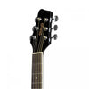 Stagg SA20D LH - BLK Black Dreadnought Acoustic Guitar with Basswood Top Left Hand