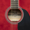 Stagg SA20D RED Red Dreadnought Acoustic Guitar with Basswood Top