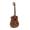 Stagg SA25 MAH TRAVEL Acoustic Dreadnought Travel Guitar, Sapele, Natural Finish