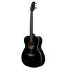 Stagg SA35 A - BK LH Black Auditorium Guitar with Basswood Top Left Hand