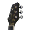Stagg SA35 A - BK LH Black Auditorium Guitar with Basswood Top Left Hand