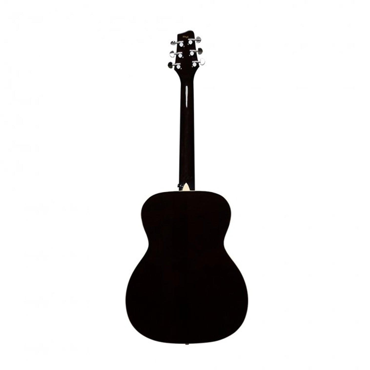 Stagg SA35 A-VS LH Sunburst Auditorium Guitar with Basswood Top Left Hand - DY Pro Audio
