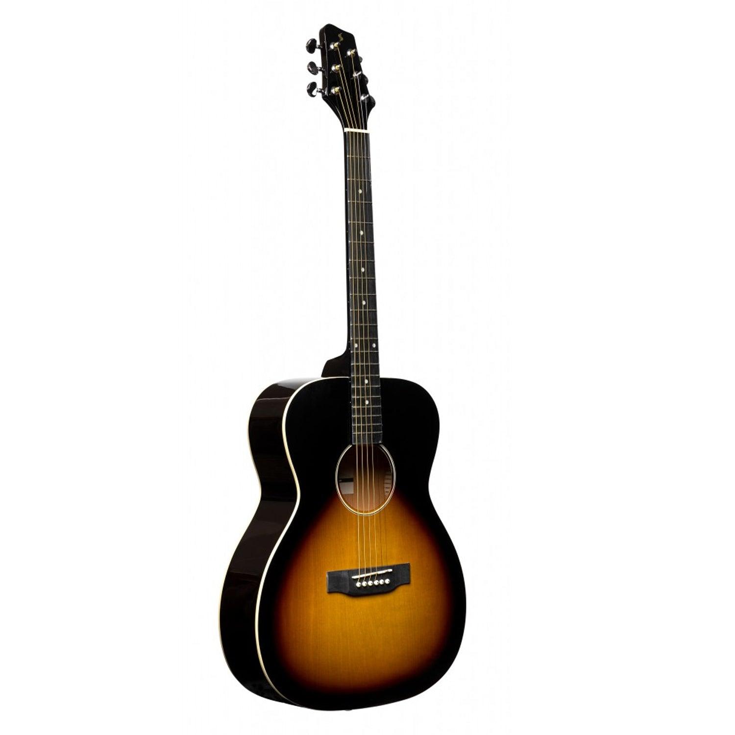 Stagg SA35 A-VS Sunburst Auditorium Guitar with Basswood Top - DY Pro Audio