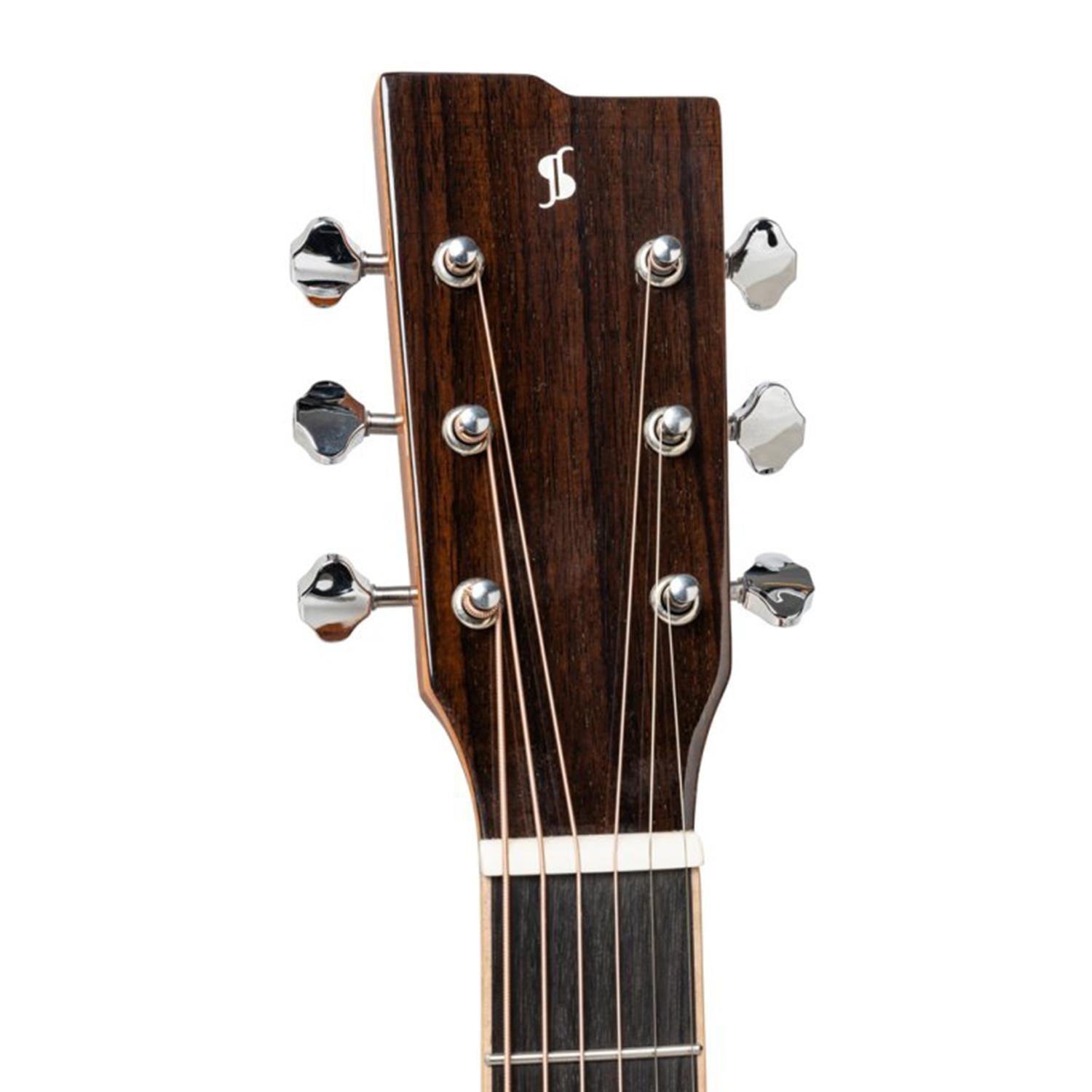 Stagg SA45 D-LW Series 45 Natural Dreadnought Acoustic Guitar with Spruce Top - DY Pro Audio