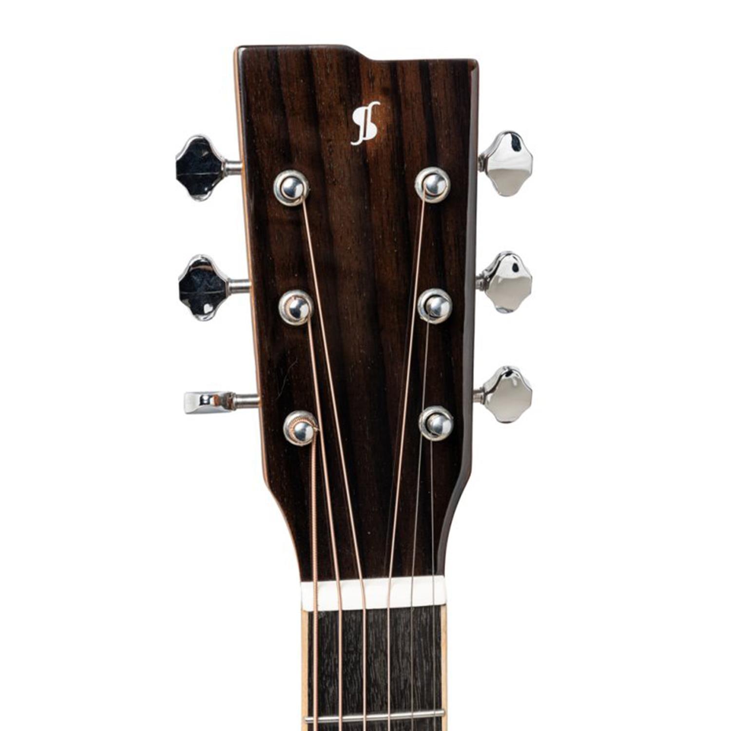 Stagg SA45 DCE-AC Series 45 Natural Dreadnought Acoustic-Electric Guitar - DY Pro Audio