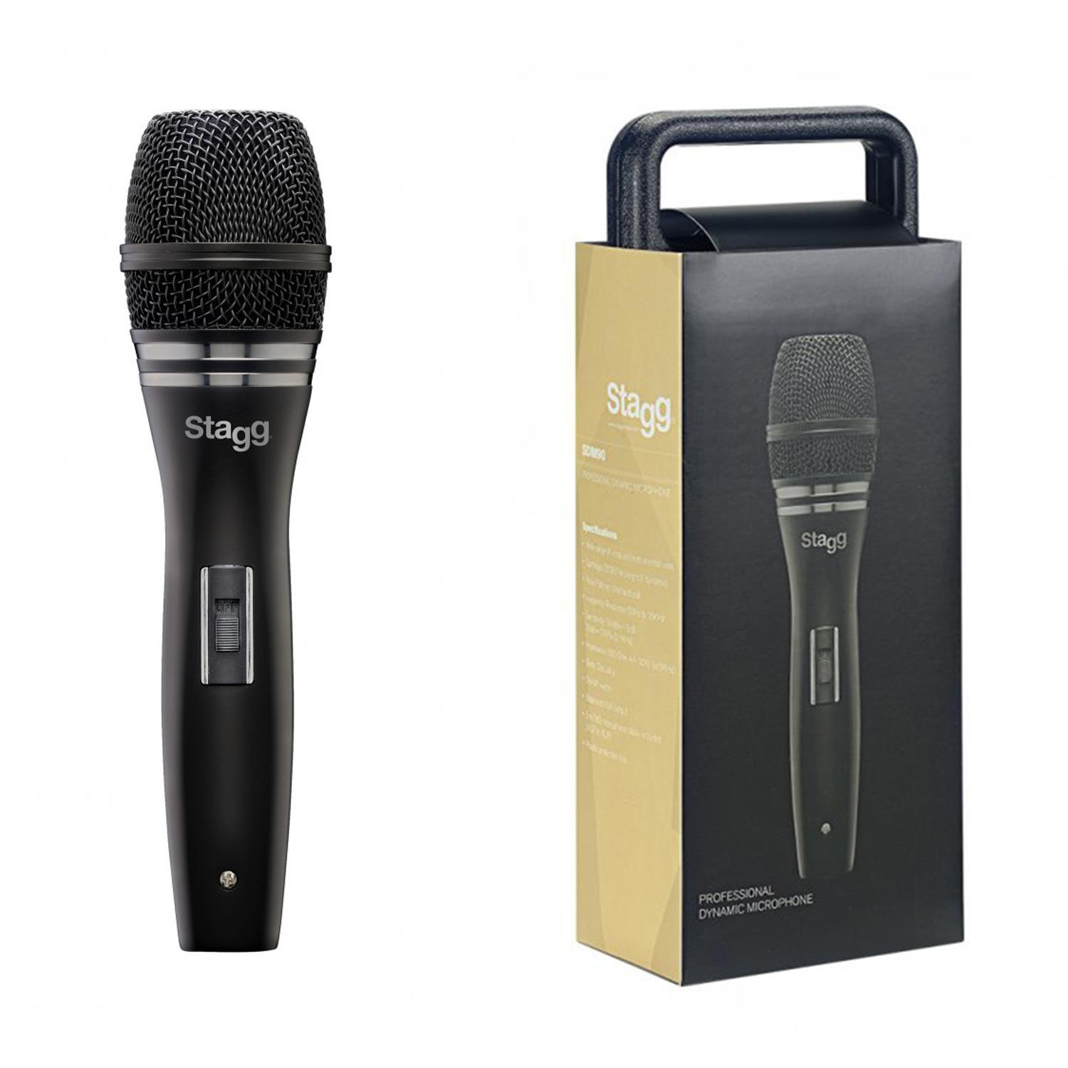 Stagg SDM90 Dynamic Microphone with XLR Cable - DY Pro Audio