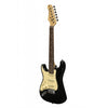 Stagg SES-30 BK 3/4 Left Hand Standard Electric Guitar - DY Pro Audio