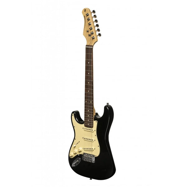 Stagg SES-30 BK 3/4 Left Hand Standard Electric Guitar - DY Pro Audio