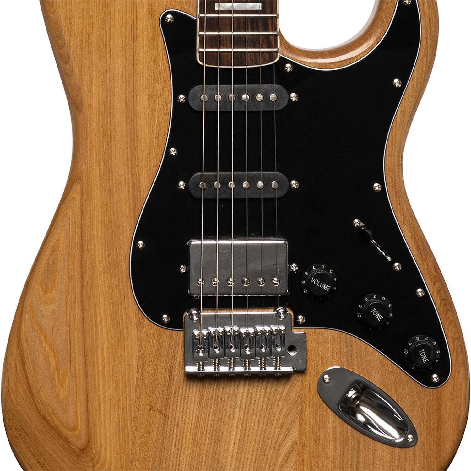 Stagg SES-60 NAT Natural Vintage Series Electric Guitar - DY Pro Audio
