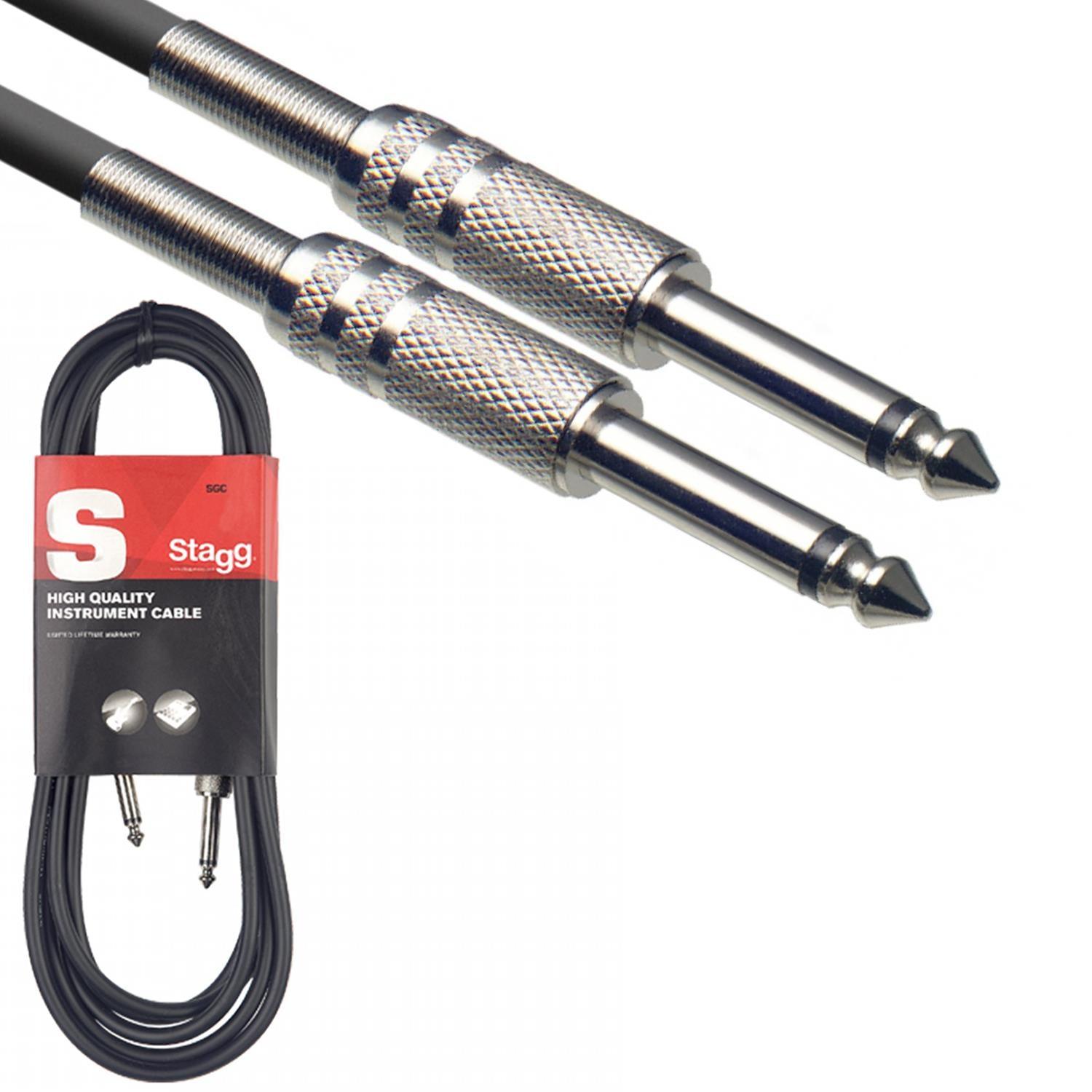 Stagg SGC10 Straight to Straight Jack Lead 10m - DY Pro Audio