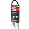 Stagg SMC030 30cm Microphone XLR Cable Black - DY Pro Audio