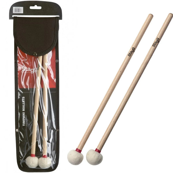 Stagg SMTIM F35 Timpani Felt Head Drum Sticks - DY Pro Audio