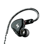 Stagg SPM-PRO BK Black Superior In Ear IEM Earphones with Premium Hybrid Transducers - DY Pro Audio